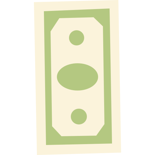 紙幣 Cartoon Flat icon