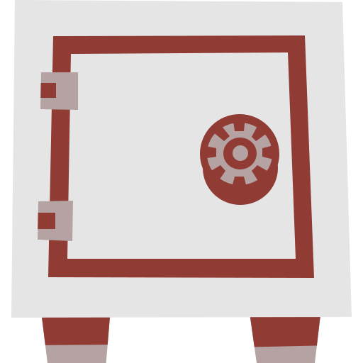 Safety box Cartoon Flat icon