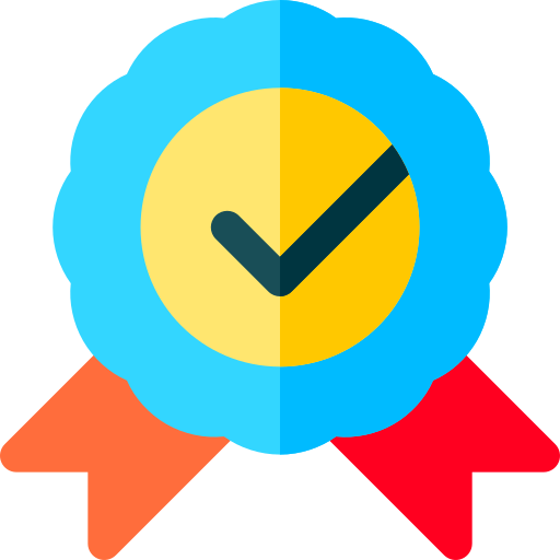Certified Basic Rounded Flat icon