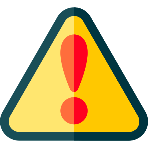 waarschuwing Basic Rounded Flat icoon