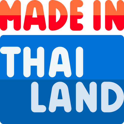 gemaakt in thailand Basic Rounded Flat icoon