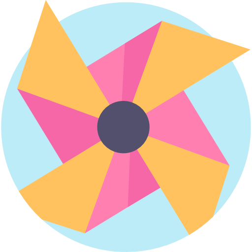 바람개비 Detailed Flat Circular Flat icon