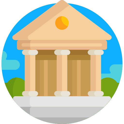 bank Detailed Flat Circular Flat ikona