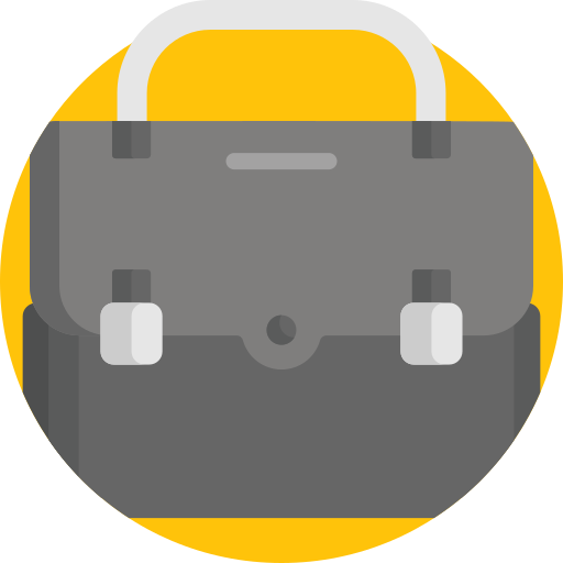valigetta Detailed Flat Circular Flat icona