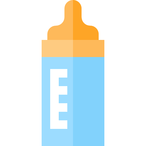 Feeding bottle Basic Straight Flat icon