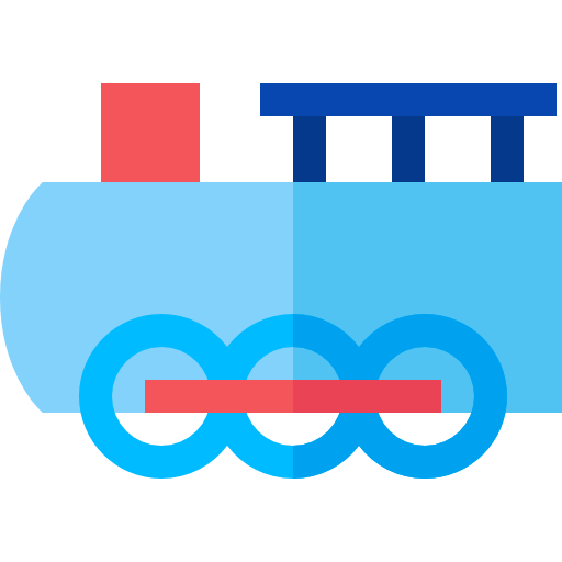 train Basic Straight Flat Icône