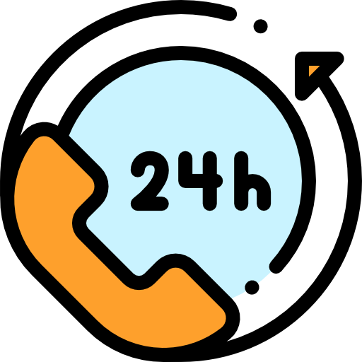 24 hours Detailed Rounded Lineal color icon