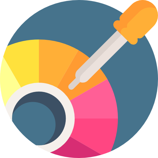 Color picker Detailed Flat Circular Flat icon