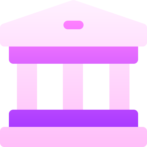 銀行 Basic Gradient Gradient icon