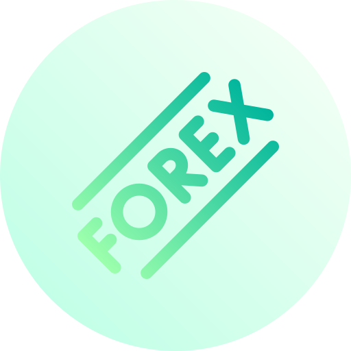 forex Basic Gradient Circular icoon