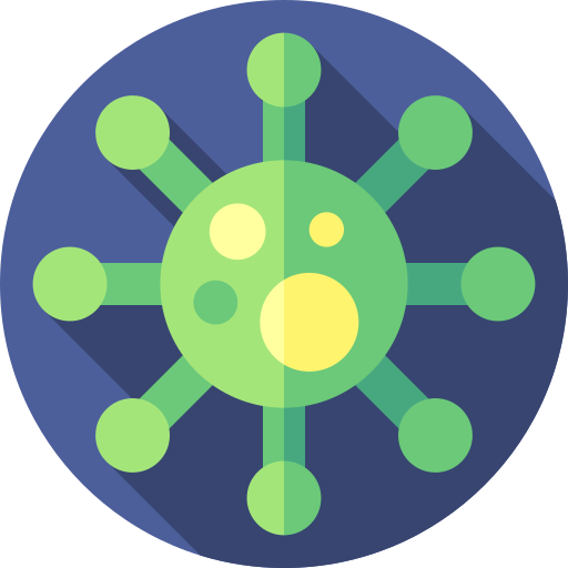 wirus Flat Circular Flat ikona