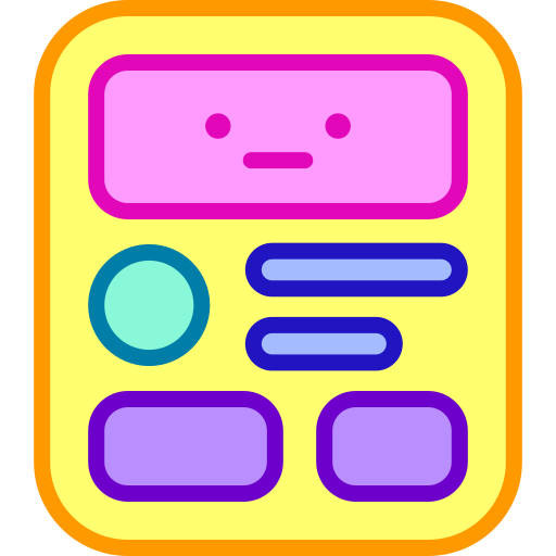 interfaz de usuario Retro Neon Lineal color icono