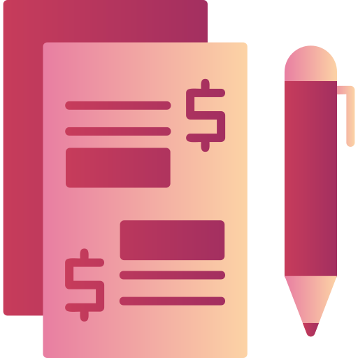 Paid articles Generic Flat Gradient icon
