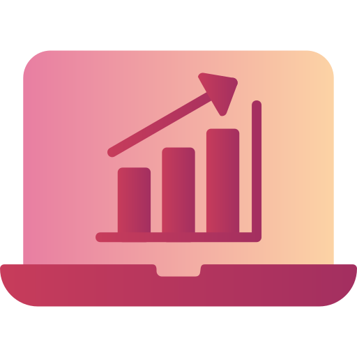 statistieken Generic Flat Gradient icoon