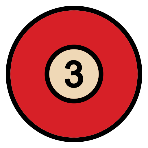 billiard ball Generic Outline Color icon