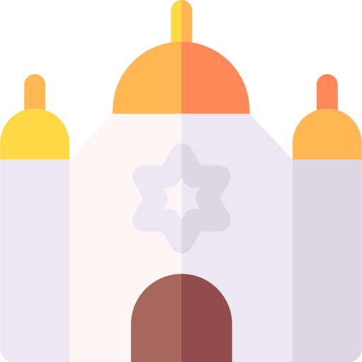 sinagoga Basic Rounded Flat icono