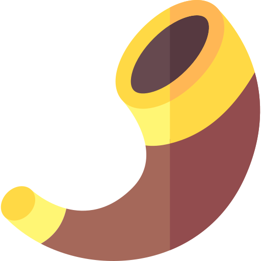 shofar Basic Rounded Flat Icône