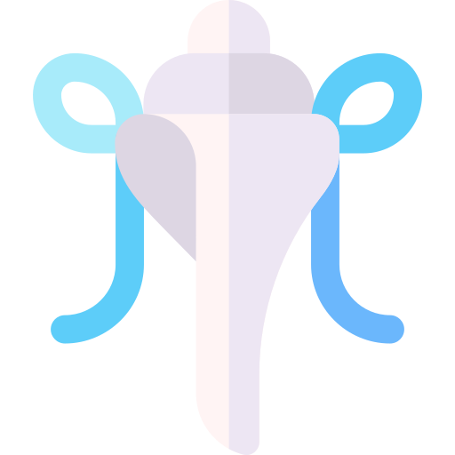 Conch shell Basic Rounded Flat icon