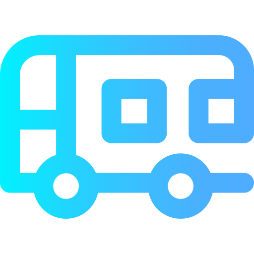 Bus Super Basic Omission Gradient icon