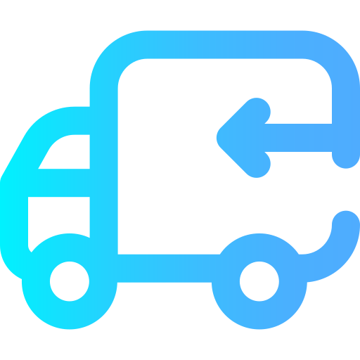 Delivery truck Super Basic Omission Gradient icon