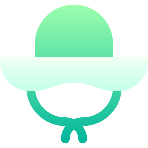 sombrero pamela Basic Gradient Gradient icono