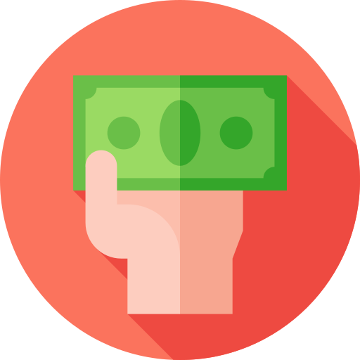 geld Flat Circular Flat icon