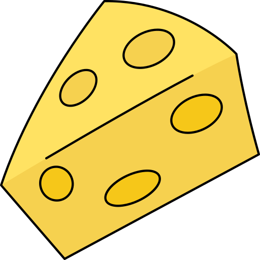 formaggio Generic Thin Outline Color icona