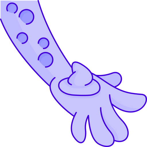 Hand Generic Outline Color icon