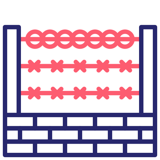 国境 Generic Outline Color icon