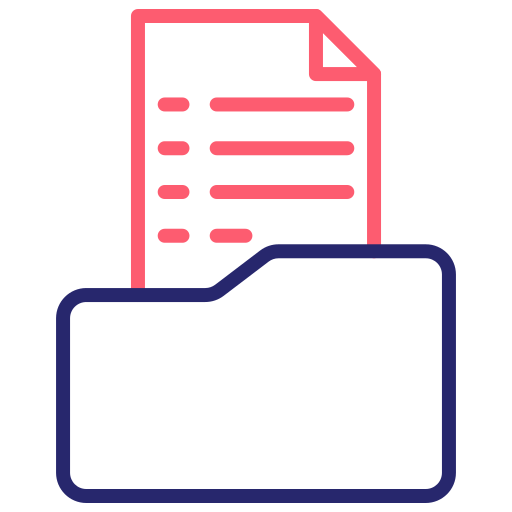 Document Generic Outline Color icon