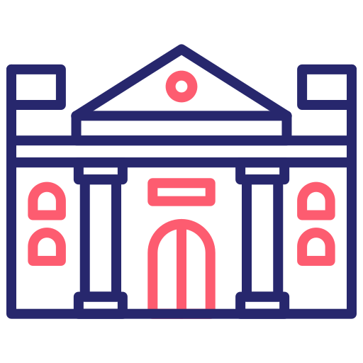大使館 Generic Outline Color icon