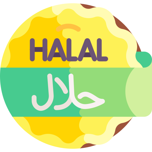 halal Detailed Flat Circular Flat icono