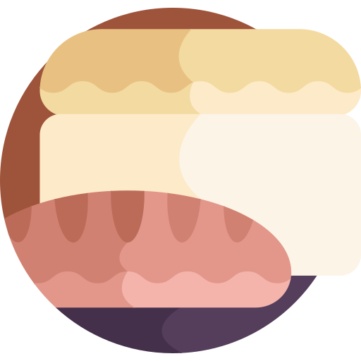 빵 Detailed Flat Circular Flat icon