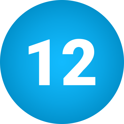zwölf Generic Flat Gradient icon