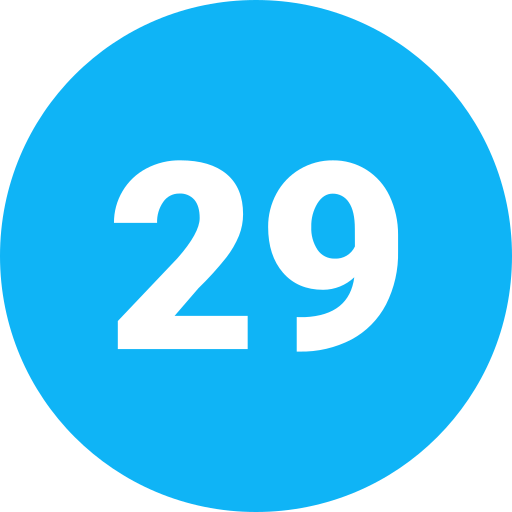Twenty nine Generic Flat icon