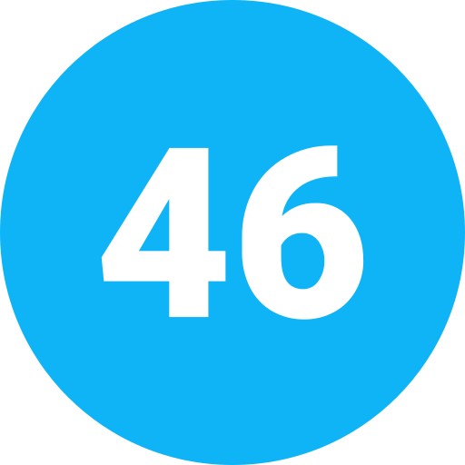 Forty six Generic Flat icon
