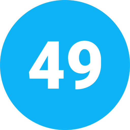 Forty nine Generic Flat icon