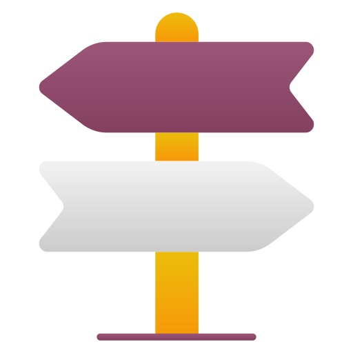 poste de señal Generic Flat Gradient icono