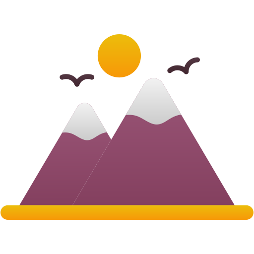 гора Generic Flat Gradient иконка