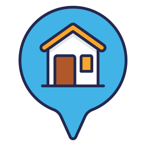 Home address Generic Outline Color icon