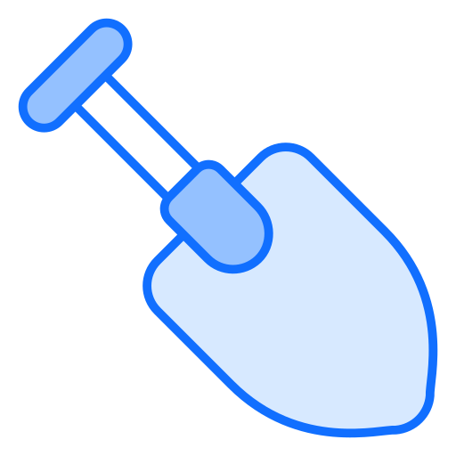 シャベル Generic Blue icon