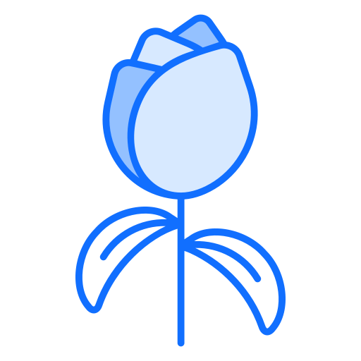 赤いバラ Generic Blue icon
