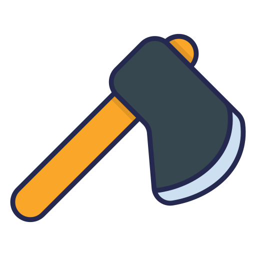 Hatchet Generic Outline Color icon