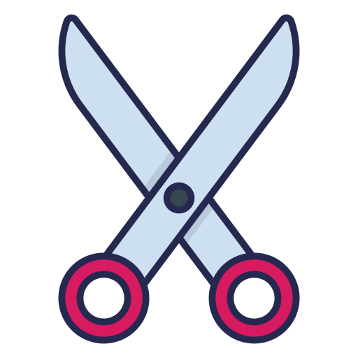 Cut Generic Outline Color icon