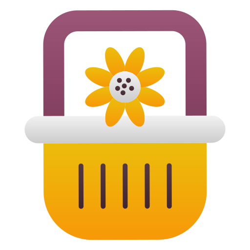 Flower basket Generic Flat Gradient icon