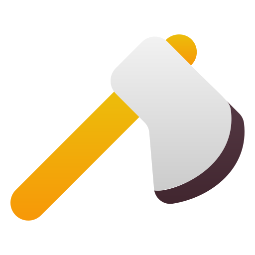 Hatchet Generic Flat Gradient icon