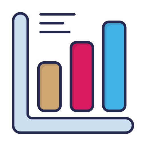 statystyka Generic Outline Color ikona