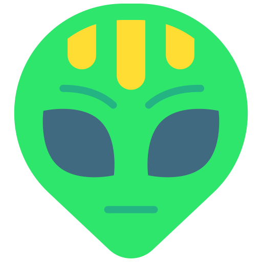 Alien Good Ware Flat icon