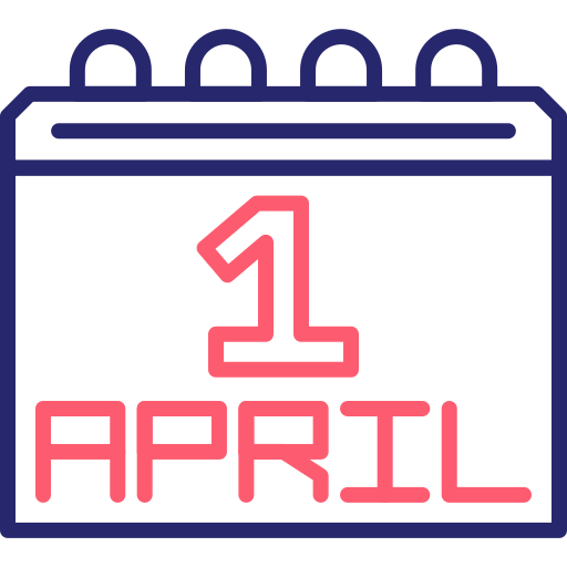 erster april Generic Outline Color icon
