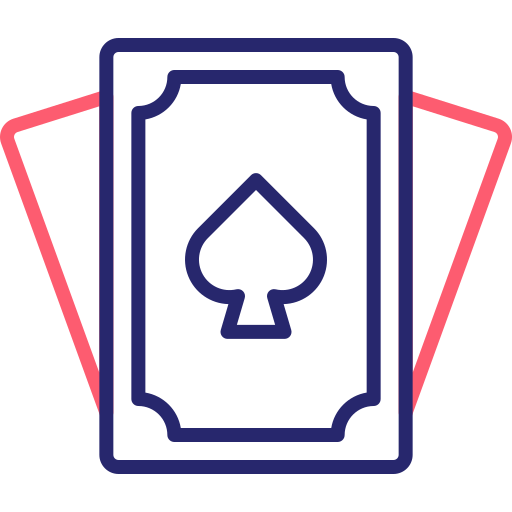 cartas de póquer Generic Outline Color icono